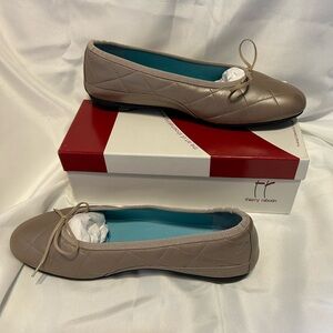 Thierry Rabotin Taupe Quilted Loafers